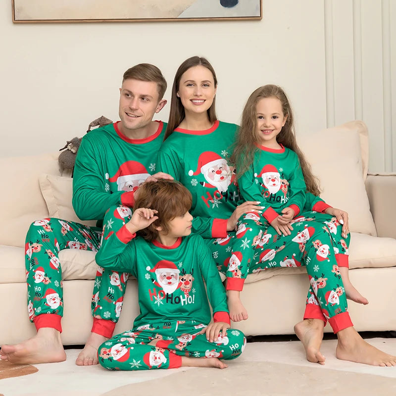 Santa & Reindeer Christmas Pajamas